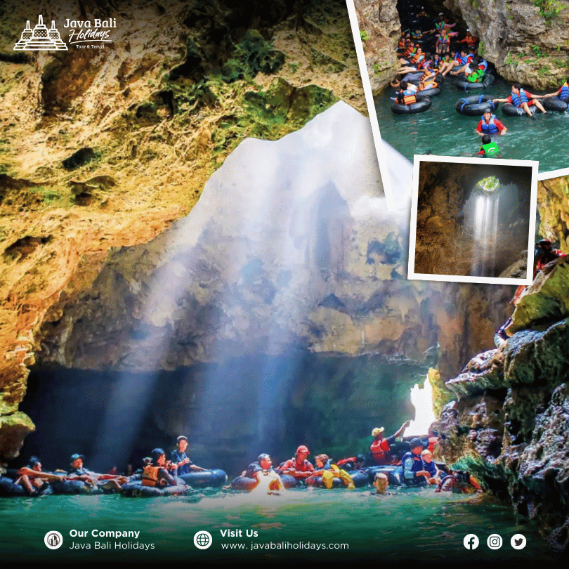 1-Day Yogyakarta Tour Package: Jomblang Cave, Pindul Cave & Oyo River